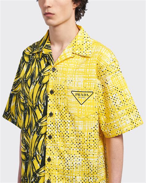 double match poplin shirt prada|Yellow Double Match poplin shirt .